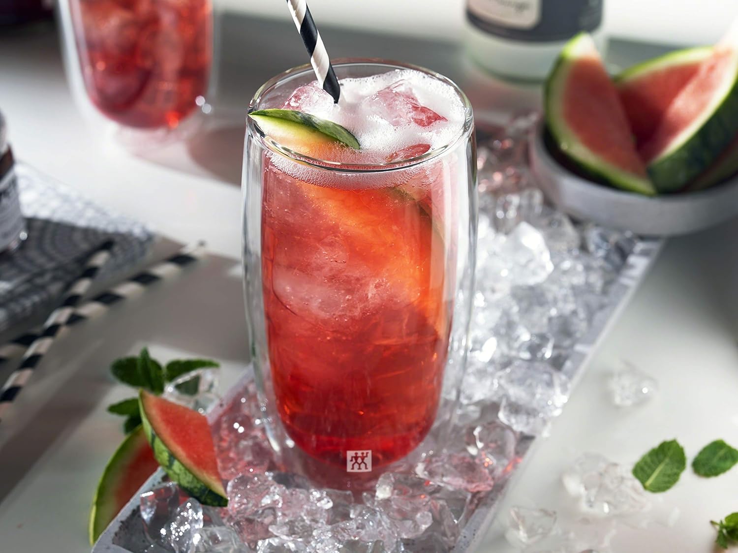 Zwilling Sorrento Çift Camlı 2'li Soğuk İçecek Bardağı Seti, 474 ml, Cam, Şeffaf Cam - Görsel 3