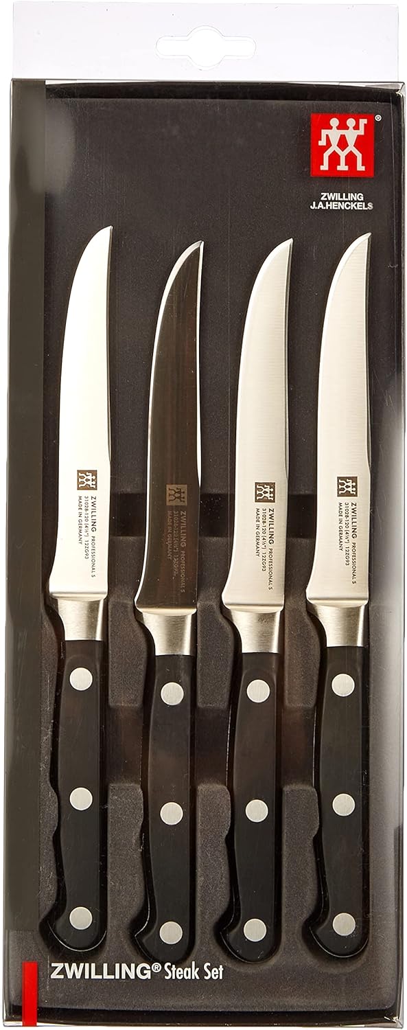 Zwilling TWIN Biftek Bıçak Set, Paslanmaz Çelik, Siyah - Görsel 2